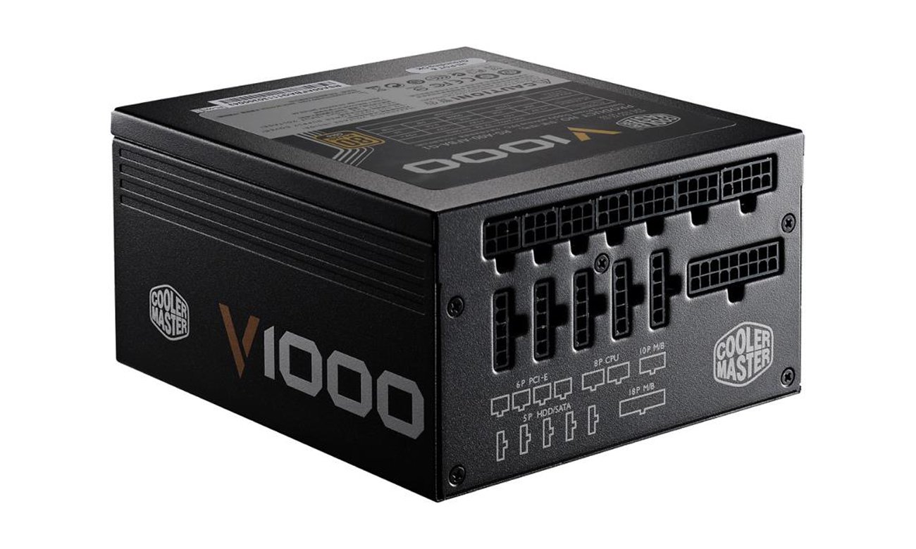PCパーツ cooler master v1000 80+Gold Cooler Master V1000 PC zasilacz 
